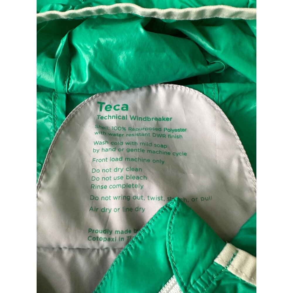 Cotopaxi Windbreaker Mens Small Teca Hooded Half Zip Lightweight Colorblock Hike - Picture 8 of 10